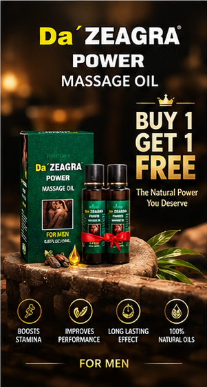 Da’ ZEAGRA POWER Massage Oil for Men – Premium 25ml Oil | Buy 1 Get 1 Free