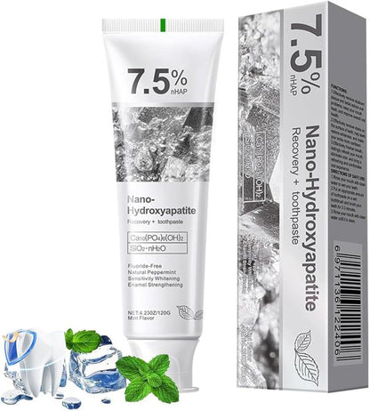7.5% Nano Hydroxyapatite Fluoride Toothpaste for Teeth Whitening