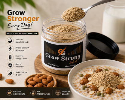 Grow Strong™ – Premium Herbal Wellness Formula for Vitality, Stamina & Performance Support