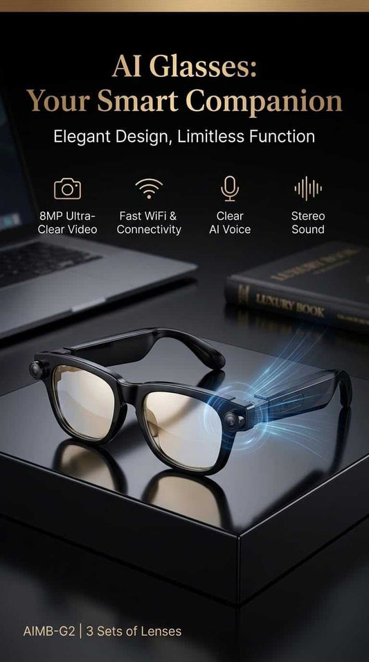 AI Smart Glasses ( meta glasses )with 8MP Camera